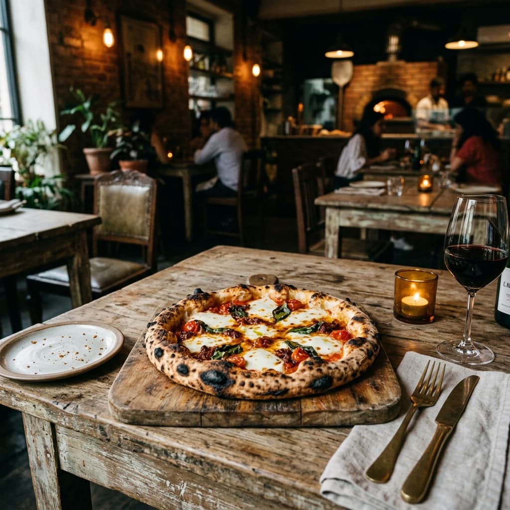 The Oregano Cafe Signature Pizza